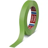TESA Nastro di mascheratura 4338 Premium per processi di verniciatura, 50 m x 19 mm, verde
