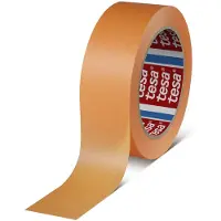 TESA 4334 Clip di precisione professionale PLUS, 50 m x 38 mm, giallo