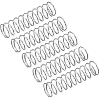 Dripio Molle a compression, confezione da 5, dimensioni 4x0,2x15 mm, acciaio inossidabile 304, colore argento