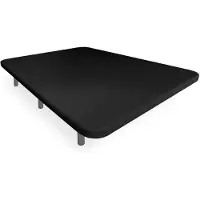 Dripio Base imbottita 3D, dimensioni 105x190 cm, color grigio scuro, con 6 gambe in metallo
