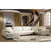 AEA Divano ad angolo, divano imbottito, divano, angolo salotto, set componibile, pelle, modello PH75