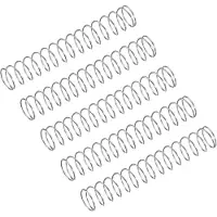 Dripio Confezione da 5 molle a compressione, acciaio inossidabile 304, dimensioni 8x0,5x50 mm, colore argento