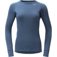 Devold of Norway - Maglia termica in lana merino - Duo Active Merino 205 Shirt W Berry in Pelle - Taglia S - Blu