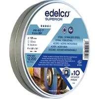 Edelco Dischi Da Taglio Per Metallo As 60 T 125 Mm 10 Unità
