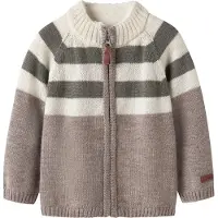 Name It Mini Giacchetta crema / talpa / verde scuro