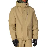 686 - Giacca da sci/snow impermeabile, traspirante e isolante - M Nightline Insulated Jacket Khaki Ripstop - Taglia L - Beige