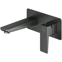 Omnires PARMA PM7415GR Miscelatore incasso per lavabo, grafite