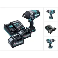 Makita TW 001 GM201 Avvitatore a impulsi a batteria 40 V max. 1800 Nm Brushless XGT + 2x batteria ricaricabile 4,0 Ah + caricabatterie
