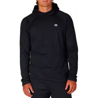 686 - Strato intermedio con cappuccio elasticizzato e leggero - M Mission Grid Raglan Hoody Black - Taglia L - Nero
