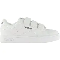 Reebok Sneaker Court Clean Hook &amp; Loop Straps