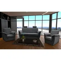 AEA Sofagarnitur 3+1+1 Sitzer Bettfunktion Bettkasten Polstergarnitur Sofa Couch