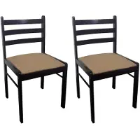 vidaXL Sedie da pranzo 2 pz. Legno massiccio marrone e velluto