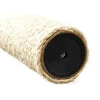Eyepower palo in sisal da 60 cm per albero tiragraffi Palo di ricambio M10 - Ø 9,2 cm Palo in sisal tiragraffi
