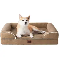 Merkloos Solidchoice - Cuccia ortopedica per cani, realizzata in schiuma viscoelastica, lavabile