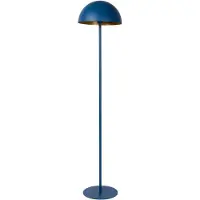 Lucide Piantana Siemon di acciaio, Ø 35 cm, blu
