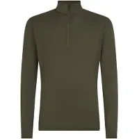 Icebreaker - Base layers in lana merino - M Merino 200 Oasis LS Half Zip Dk Loden - Taglia L - Verde