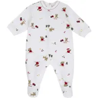 Chicco Tutina / body per bambino beige scuro / giada / rosso / bianco