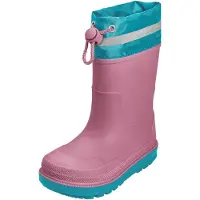 Playshoes Stivale di gomma acqua / grigio / malva