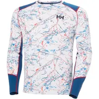 Helly Hansen per uomo. 49389 Maglia termica Lifa Active bianca (L), Bianco, Casual, Sportivo, Poliestere, Manica lunga