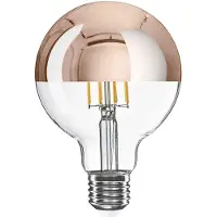 Creative Cables Lampadina Led A Mezza Sfera G95 E27 2700k Dimmerabile 7w 650 Lumens