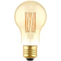Creative Cables Lampadina Led Gold 2700k Goccia A60 Long Filament Carbon Line 7w