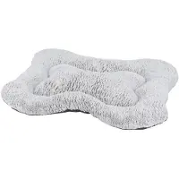 Rebel Cuccia per cani e gatti RA-1105-M a forma di osso, 50 x 80 cm, grigia