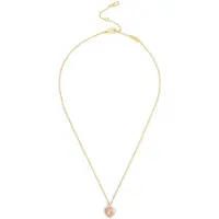 Coach Collana 'Signature C' oro / rosa scuro