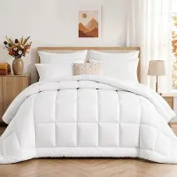 Merkloos Coperta invernale di dimensioni 200 x 220 cm, imbottita con 450 gsm di poliestere e rivestita in microfibra
