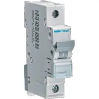 Hager Interruttore LS unipolare 6 kA caratteristica C 25 A MCN125, 1 pz.