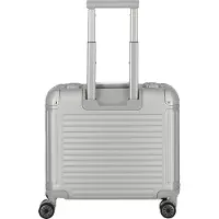 Travelite Trolley business Next a 4 ruote in alluminio, 43 cm color argento