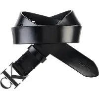 Calvin Klein Round Buckle 30mm Belt Black/antique Nickel Taglia: 100 | Cinture Outlet | Donna | Nero
