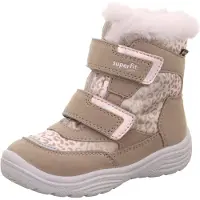 Superfit Boots da neve 'Crystal' beige / rosa