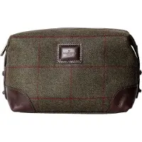 Hackett London per uomo. HM4100100 beauty case horse and hound verde oliva (OSFA), Casual, Classico, Poliestere