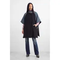Desigual , Poncho in denim combinato, Blu, U