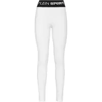 Plein sport Leggings skinny a vita alta in tessuto tecnico stretch