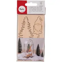 Dripio Set di 2 elementi in legno da assemblare, Kabouter, 8,4 cm, 6 cm di diametro, colore naturale