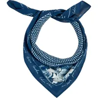 Calvin Klein Graphic Print Bandana Dark Denim Taglia: OS | Sciarpe Outlet | Donna | Blu