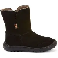 Froddo Kid's Barefoot Tex Suede Scarpe invernali Bambini (25, nero)
