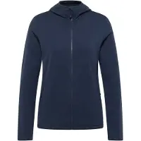 Heber Peak Women's Merino210 EvergreenHe. Zip Hoody Maglia con zip e cappuccio Donna (XXL, blu)