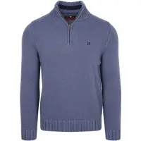 Superdry Half Zip aglione Cotone Blue Blu taglia