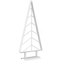 Syfax Albero di Natale in metallo KUOPIO 90 cm Acciaio Bianco