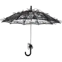 Sonstiges Ombrello vintage, ombrello da sposa, ombrello parasole per accessori fotografici di matrimonio, bianco e nero