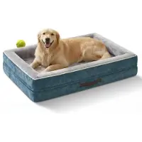 Sonstiges Cuccia ortopedica per cani, taglia XL, lavabile, colore blu, dimensioni 117x76x19 cm