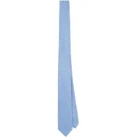 Calvin Klein Double Dots Silk Tie Vista Blue Taglia: OS | Cravatte Outlet | Uomo | Blu