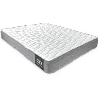 Merkloos Materasso viscoelastico 90 x 180 cm con fodera in tessuto adatta alle stagioni invernali ed estive