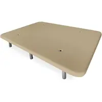 Dripio Base imbottita, dimensioni 105x190 cm, colore beige, altezza 27 cm, con 5 traverse