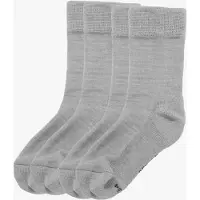 Devold Kid's Daily Merino Medium Sock 2-Pack Calze casual Bambini (25-27, grigio)