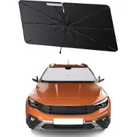 Sonstiges Parasole per auto, parabrezza, pieghevole, protezione UV, senza pieghe, compatibile con Fiat Tipo Cross dal 2016 al 2025