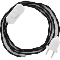 Creative Cables Cavo Della Lampada Braided 1.80 M