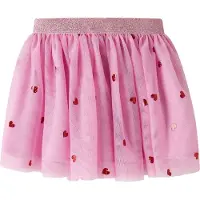 Name It Mini Gonna 'NMFVabos' rosa chiaro / rosso
